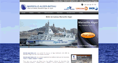 Desktop Screenshot of marseille-alger-bateau.com